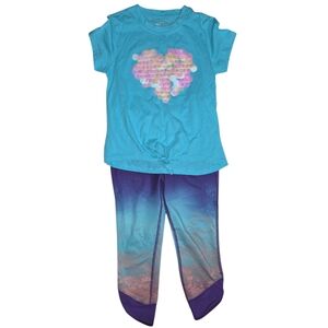 Bcg Little Girls Athletic Ombre Leggings Set